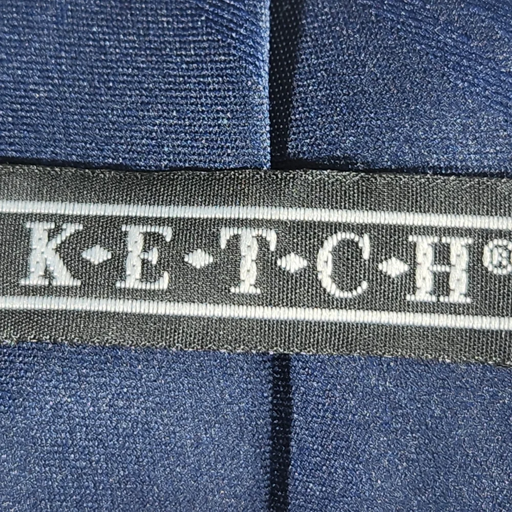 Ketch Blue on Blue Diagonal Striped Tie